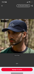 Gorra para senderismo