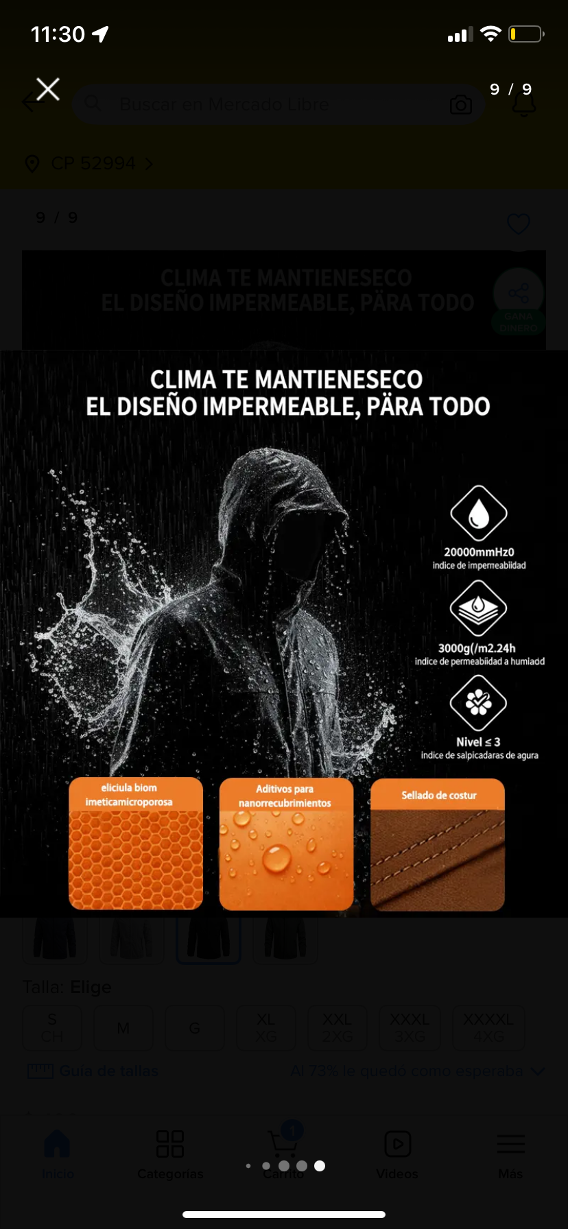 Chaqueta montañismo