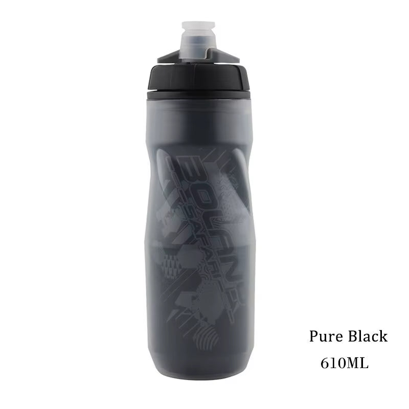 Bike Water Bottle 600Ml Mountain Cycling Water Bottle PP5 Heat-And Ice-Protected Bottle Outdoor Sports Cup