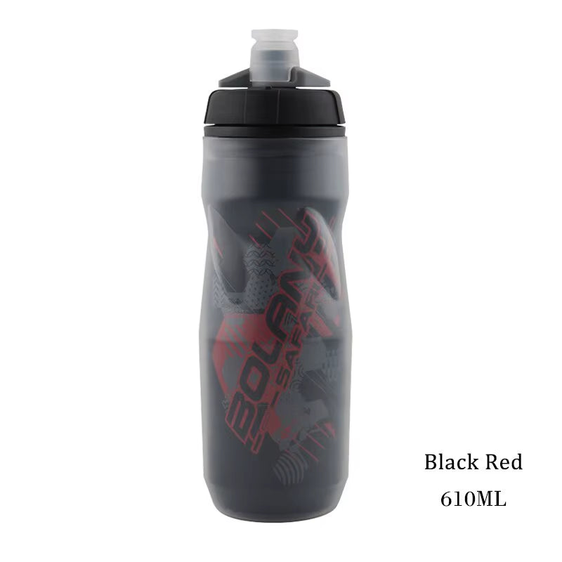 Bike Water Bottle 600Ml Mountain Cycling Water Bottle PP5 Heat-And Ice-Protected Bottle Outdoor Sports Cup